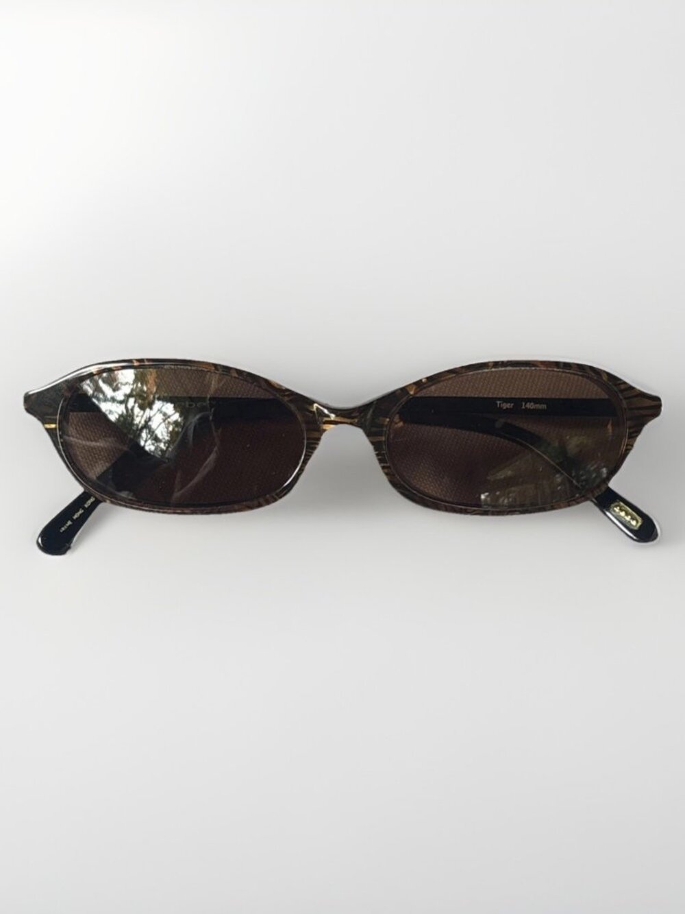 Bebe Ballet Eyeglasses Sunglasses Frames Tiger 140mm Brown Vintage Retro Y2K - Picture 11 of 12